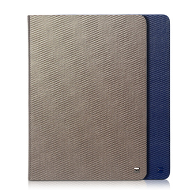 【iPad(9.7inch)(第5世代/第6世代)/iPad Air(第1世代) ケース】Masstige Metallic Diary (ネイビー)サブ画像