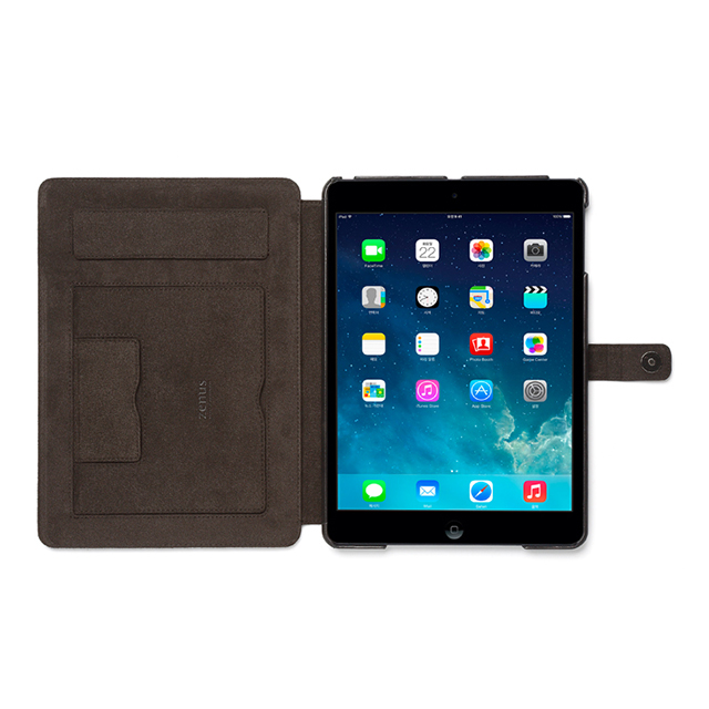 【iPad(9.7inch)(第5世代/第6世代)/iPad Air(第1世代) ケース】Masstige Neo Classic Diary (ダークグレー)サブ画像