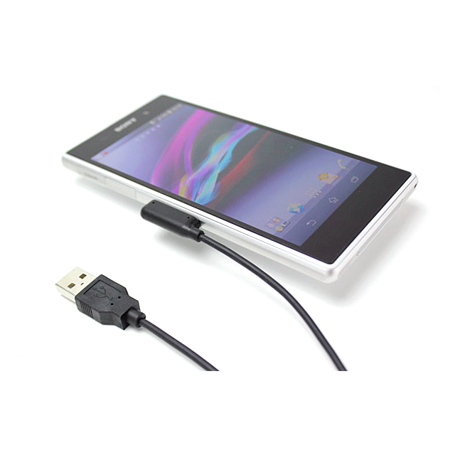 【XPERIA Z3/Z3 Compact/Z2/A2/ZL2/Z2 Tablet/Z1 f/Z1/Z Ultra】マグネット充電ケーブル USBオス(1m)サブ画像
