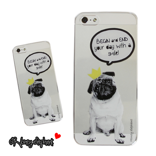 【iPhone5s/5 ケース】Animal pop case PUGサブ画像