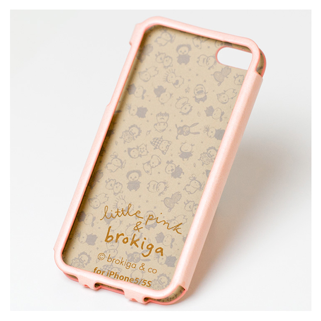 【iPhoneSE(第1世代)/5s/5 ケース】Little Pink ＆ Brokiga Case シングルタイプ (ピンク)サブ画像