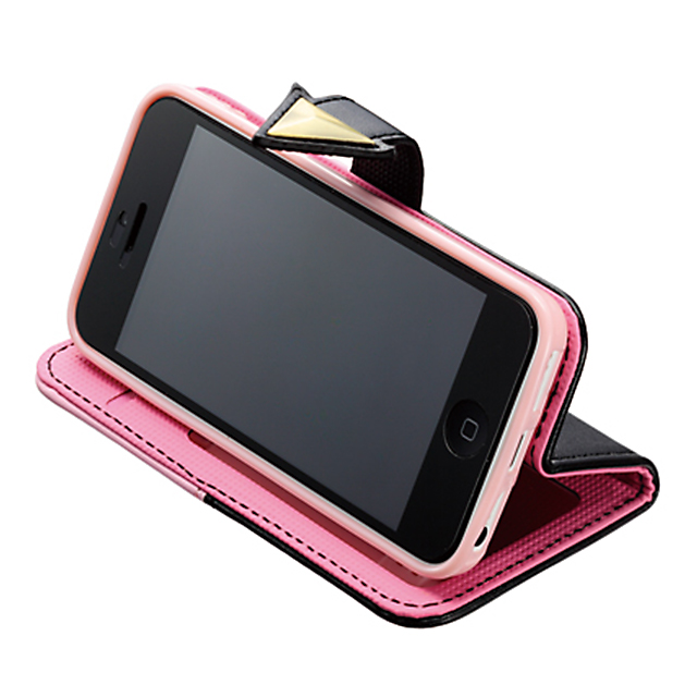 【iPhone5s/5c/5 ケース】Girls i 手帳型カバー バイカラーサブ画像