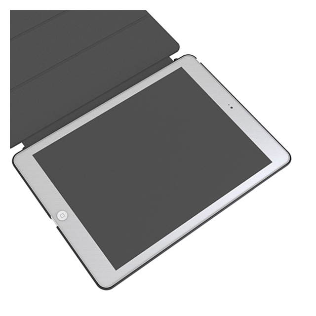 【iPad Air(第1世代) ケース】エアージャケットセット (スマートカバー対応タイプ/ラバーブラック)サブ画像