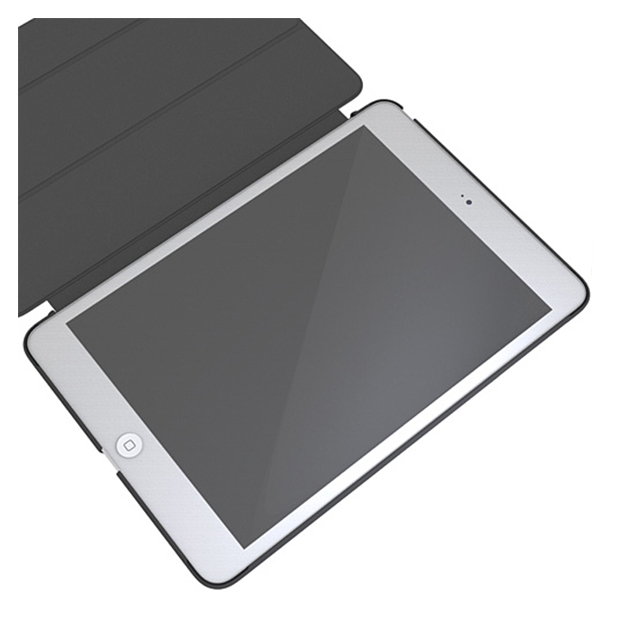 【iPad mini3/2 ケース】エアージャケットセット for iPad mini Retina (スマートカバー対応タイプ/ラバーブラック)サブ画像