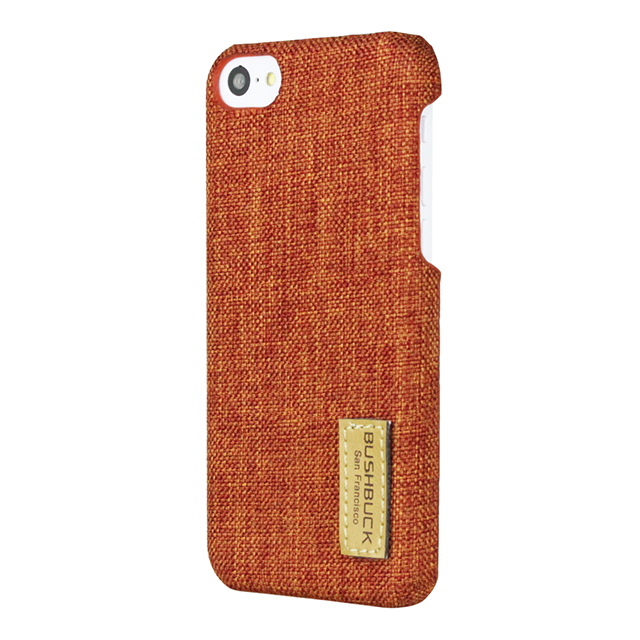 【iPhone5c ケース】ハードシェル亜麻織物ケース Flax Fabric Case オレンジ IP5CFXORサブ画像