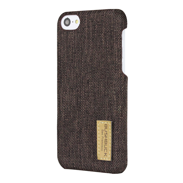 【iPhone5c ケース】ハードシェル亜麻織物ケース Flax Fabric Case コーヒー IP5CFXCOサブ画像