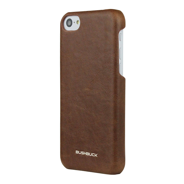 【iPhone5c ケース】ハードシェル高品質レザーケース Classicism Synthetic Leather case ブラウン IP5CCMBNサブ画像