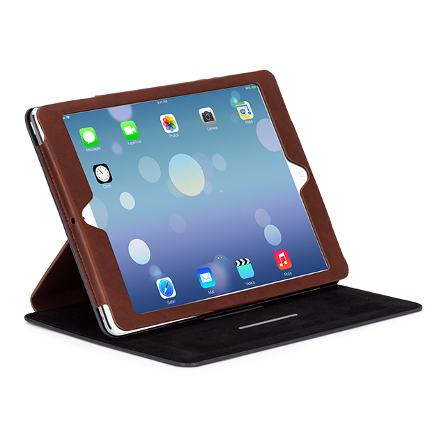 【iPad Air ケース】スリムタイプ スタンド機能付きケース「Slim」 テクスチャード ブラウンサブ画像