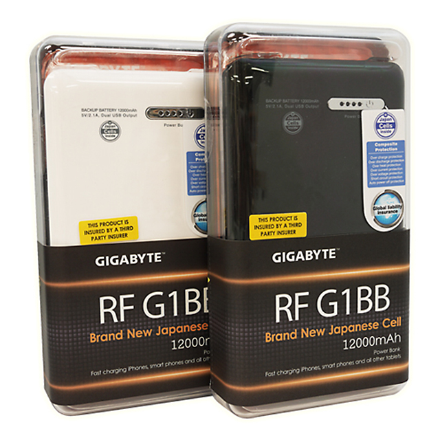 GIGABYTE モバイルバッテリー 12000mAh (ブラック)サブ画像