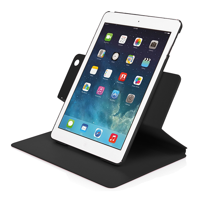 【iPad Air(第1世代) ケース】横開き型ケース フリップジャケット ブラックサブ画像