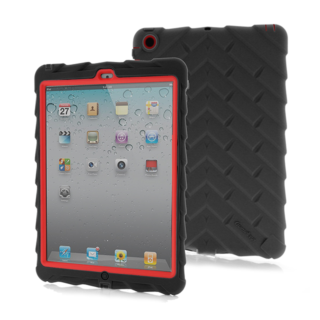 【iPad Air(第1世代) ケース】Gumdrop Drop Series ブラック/レッドサブ画像