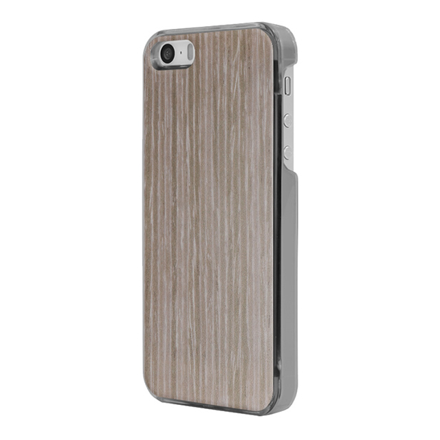 【iPhoneSE(第1世代)/5s/5 ケース】IC-COVER Wood (木目調ダイドウォーク)サブ画像