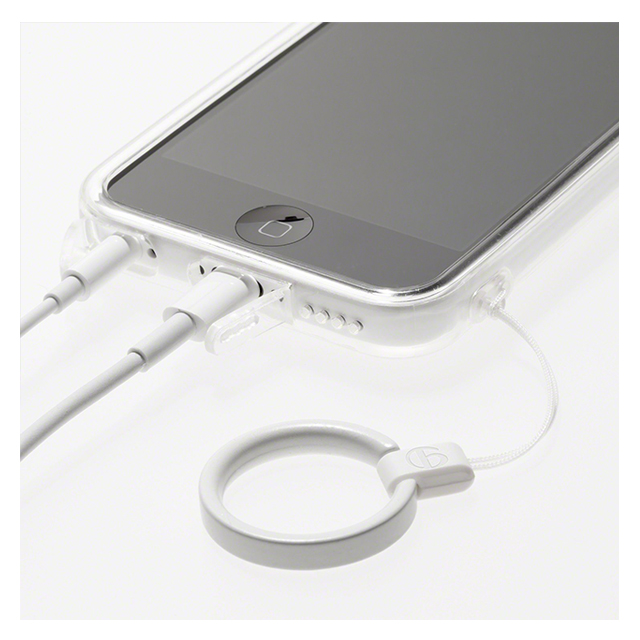 【iPhone5c ケース】Highend Berryオリジナル ソフトTPUケース (クリア) ストラップホール＆保護キャップ付サブ画像