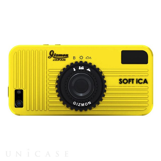 【iPhoneSE(第1世代)/5s/5 ケース】GIZMON SOFT iCA (YELLOW)