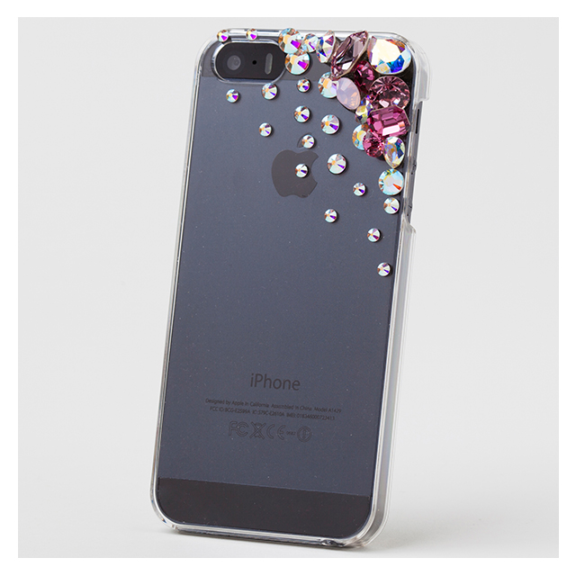 【iPhoneSE(第1世代)/5s/5 ケース】Bijou Model 1 ～Point～ MilkyPinkサブ画像