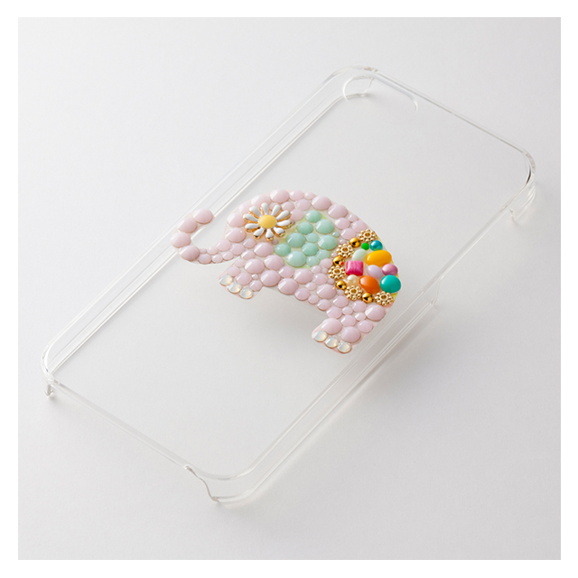 【iPhoneSE(第1世代)/5s/5 ケース】Bijou Macaron Elephant ～Point～ Pinkサブ画像