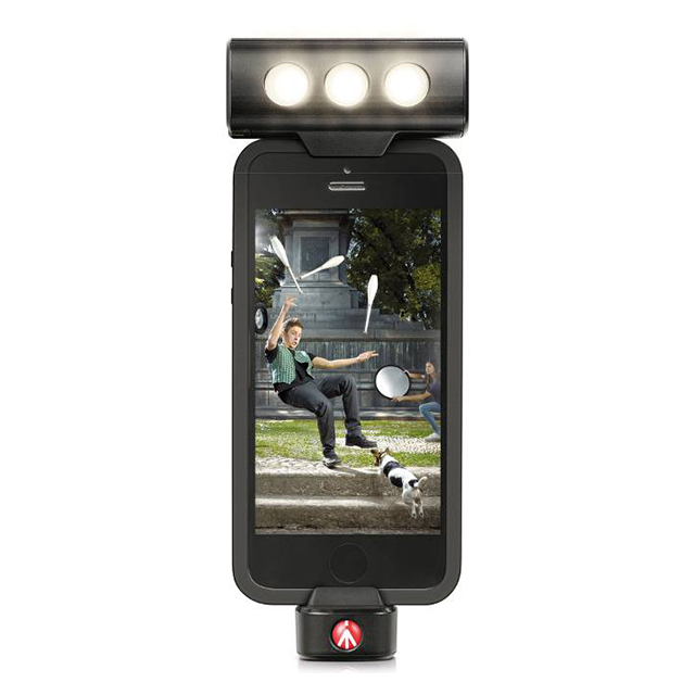 【iPhone5s/5 ケース】KLYP+ バンパー ブラック ＆ SMT LED/三脚アタッチメントサブ画像