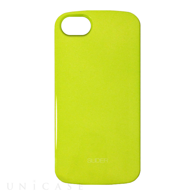 【iPhoneSE(第1世代)/5s/5 ケース】SLIDER (LimeGreen)