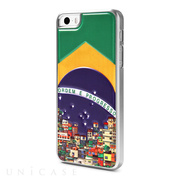 【iPhoneSE(第1世代)/5s/5 ケース】Cushi Case Flag BRAZIL