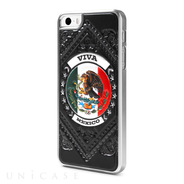 【iPhoneSE(第1世代)/5s/5 ケース】Cushi Case Flag MEXICO