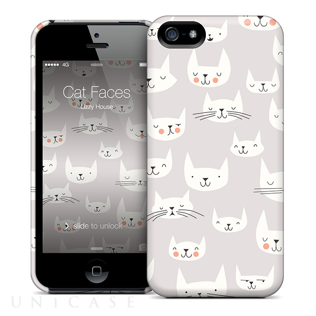 【iPhoneSE(第1世代)/5s/5 ケース】GELASKINS Hardcase Cat Faces