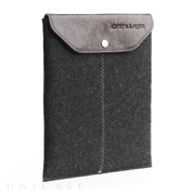 iPad sleeve charcoal felt