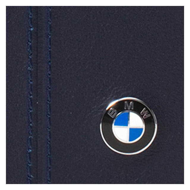 【iPhone5s/5 ケース】BMW Genuine Leather Flap Case (Dark Blue)サブ画像