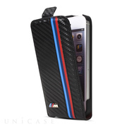 【iPhone5s/5 ケース】BMW M Collection Flap Case Carbon Effect