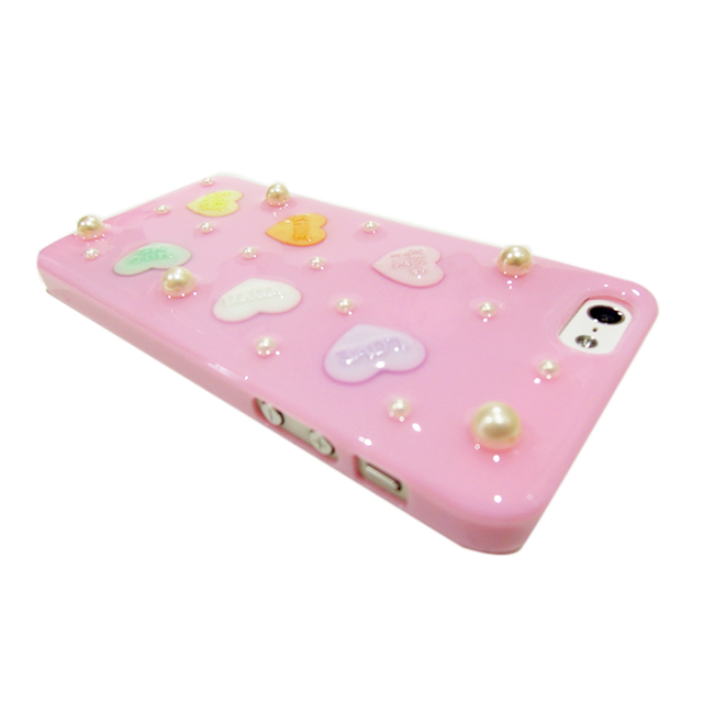 【iPhone5s/5 ケース】candy heart アイスピンクサブ画像