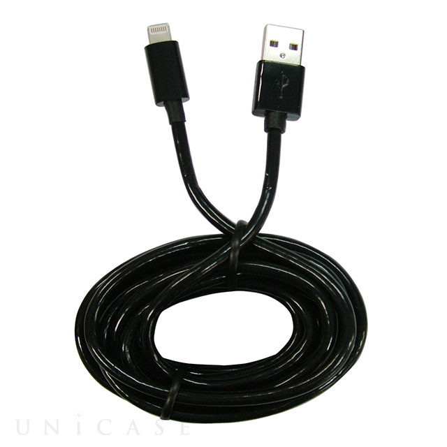 Lightning-USBケーブル 2.4A 2.5m ブラック