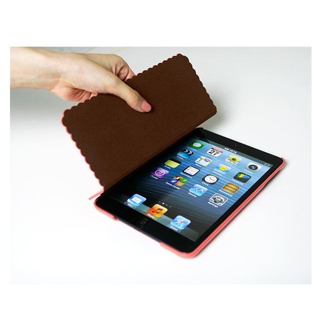 【iPad mini3/2 ケース】Sweets Case ”Biscuit” キャメルサブ画像