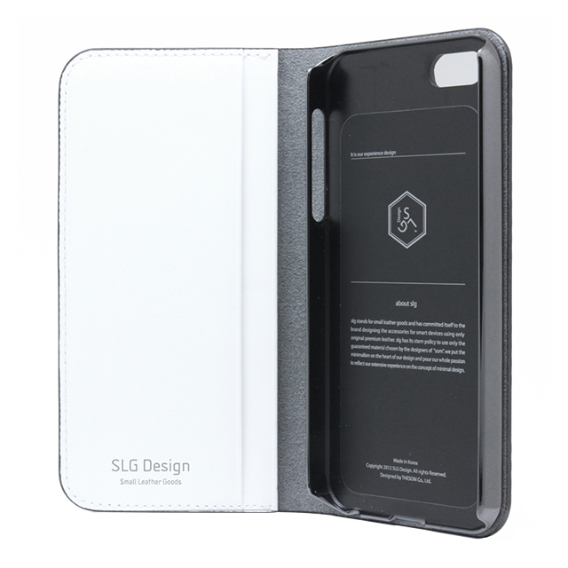 【iPhoneSE(第1世代)/5s/5 ケース】D4 Metal Leather Diary (クローム)サブ画像