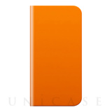 【iPhoneSE(第1世代)/5s/5 ケース】D5 Calf Skin Leather Diary (オレンジ)