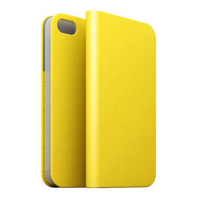 【iPhone5c ケース】D5 Calf Skin Leather Diary (イエロー)サブ画像