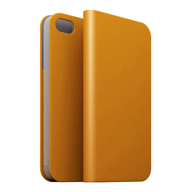 【iPhone5c ケース】D5 Calf Skin Leather Diary (タンブラウン)サブ画像
