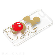 【iPhoneSE(第1世代)/5s/5 ケース】ディズニー PCケース クリア金箔押し ミッキーマウス