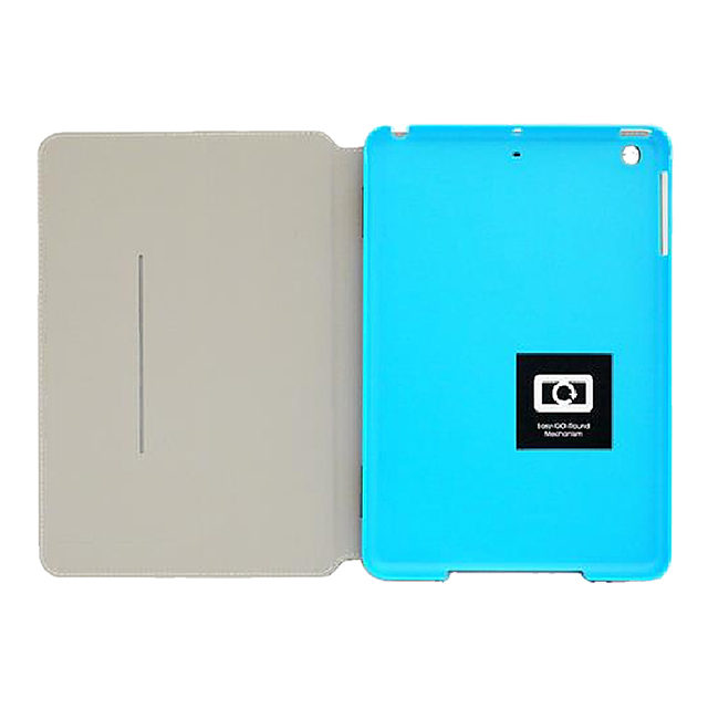 【iPad mini3/2/1 ケース】スタンド機能付き横開きケース Sider Baco, White/Bluegoods_nameサブ画像