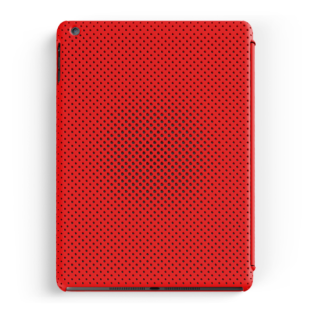【iPad Air(第1世代) ケース】MESH SHELL CASE MAT REDgoods_nameサブ画像