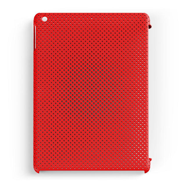 【iPad Air(第1世代) ケース】MESH SHELL CASE MAT REDgoods_nameサブ画像