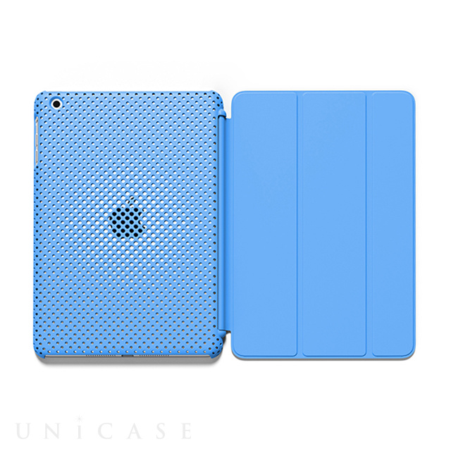 【iPad mini3/2 ケース】MESH SHELL CASE MAT BLUE
