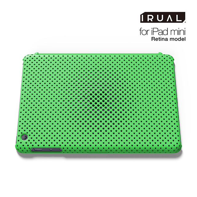 【iPad mini3/2 ケース】MESH SHELL CASE MAT GREENサブ画像