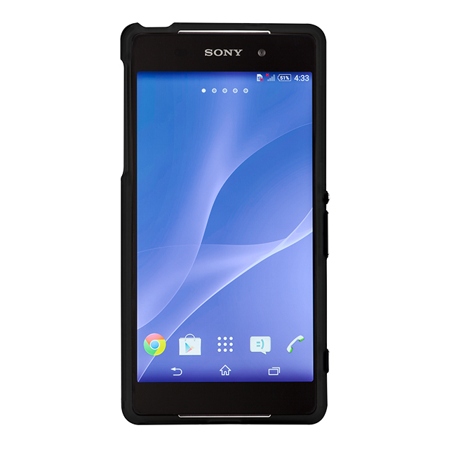 【XPERIA Z2 ケース】Hybrid Tough Naked Case Clear/Blackgoods_nameサブ画像