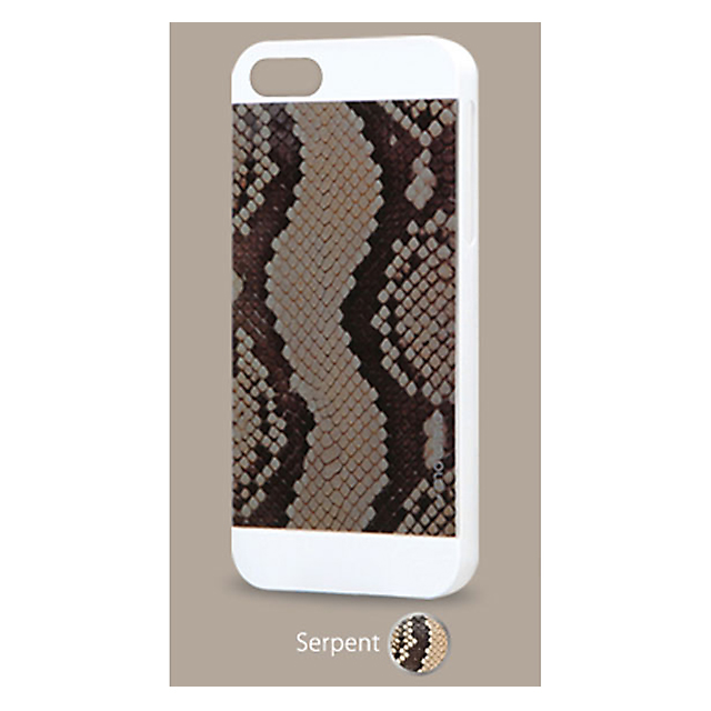 【iPhone5s/5 ケース】INO METAL SAFARI CASE (Serpent White)サブ画像
