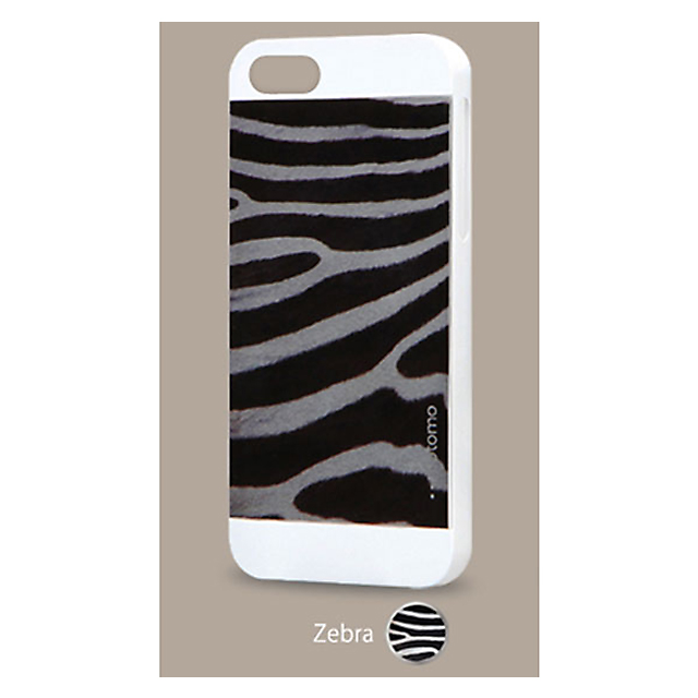 【iPhone5s/5 ケース】INO METAL SAFARI CASE (Zebra White)サブ画像