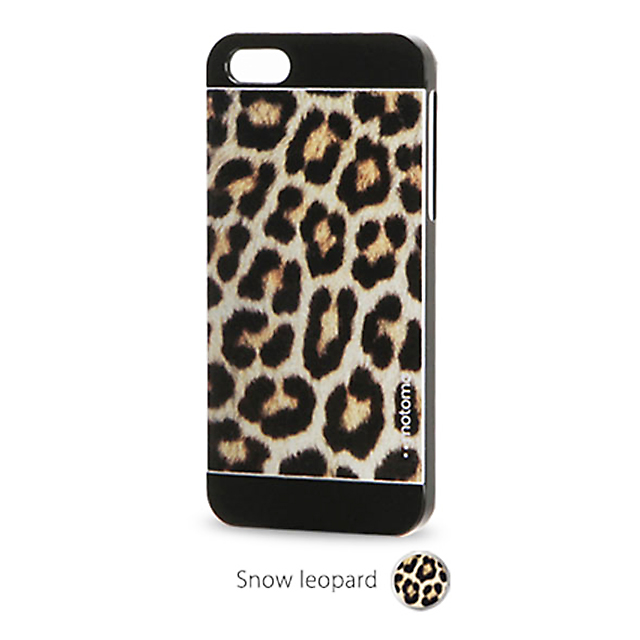 【iPhone5s/5 ケース】INO METAL SAFARI CASE (Snow Leopard Black)サブ画像