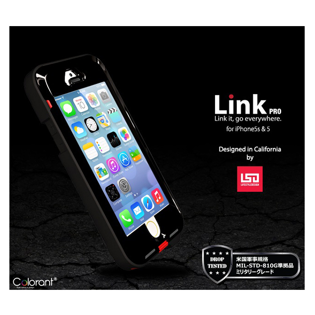 【iPhoneSE(第1世代)/5s/5 ケース】Link PRO (Black)サブ画像
