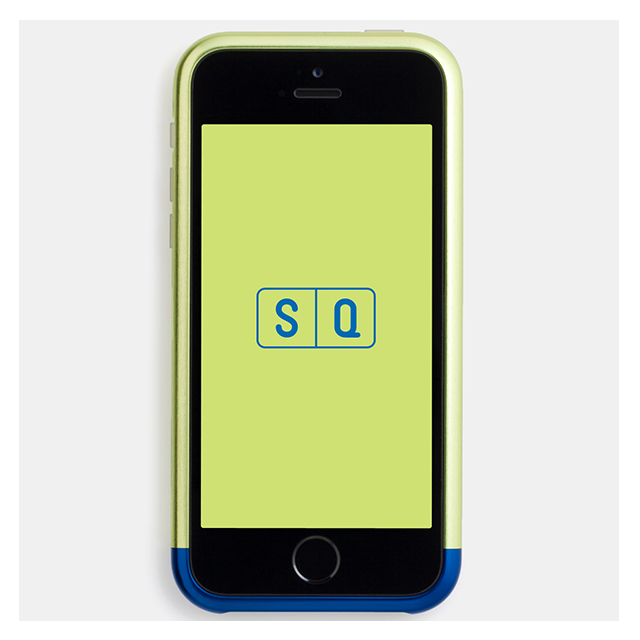 【iPhoneSE(第1世代)/5s/5 ケース】Duralumin Bumper (Lime×Blue)サブ画像