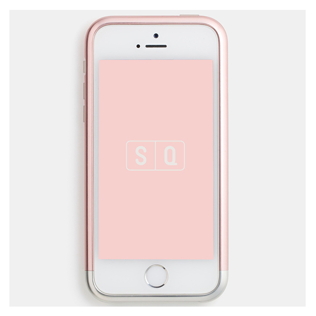 【iPhoneSE(第1世代)/5s/5 ケース】Duralumin Bumper (Pink×Silver)サブ画像