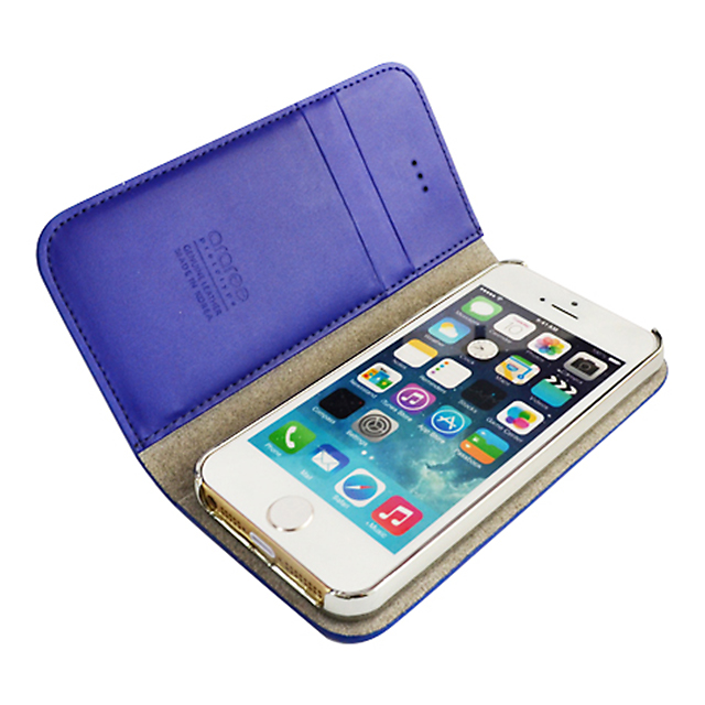 【iPhoneSE(第1世代)/5s/5 ケース】Hybrid Wallet (ブルー)サブ画像