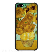 【iPhoneSE(第1世代)/5s/5 ケース】Amy Art Painting (Sunflowers)